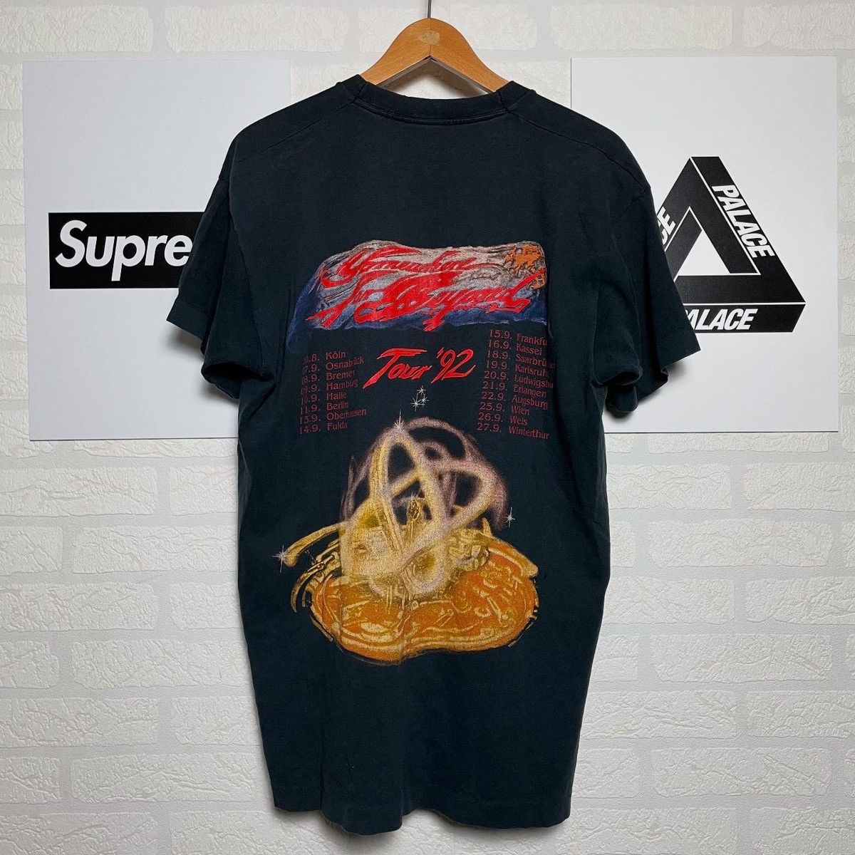 Band Tees × Vintage Blind Guardian 1992 tour tee Band Shirt washed black Size US L / EU 52-54 / 3 - 2 Thumbnail