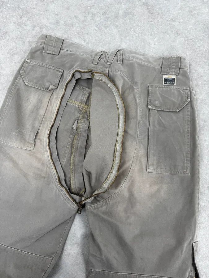 Maison Margiela AW2006 Mason’s Ultimate Backzip Green Cargo Pants Size US 32 / EU 48 - 8 Thumbnail