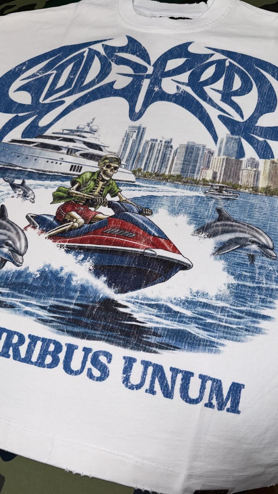 Godspeed Godspeed White GMYC Wave Runner Tee Size US XS / EU 42 / 0 - 2 Thumbnail