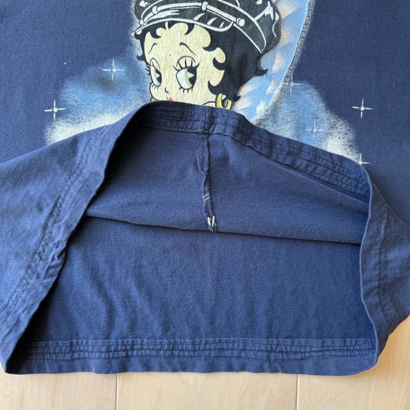 Vintage Vintage Betty Boop Shirt Small Blue 90s Cartoon Promo Street Size US S / EU 44-46 / 1 - 5 Thumbnail