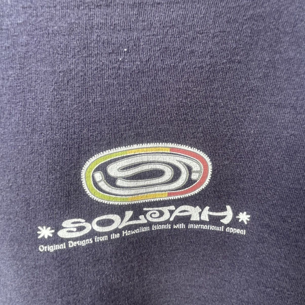 Welcome Skateboards 🔥Vintage 90s Soljah Big Logo Spellout Skateboard Tee Size US L / EU 52-54 / 3 - 4 Thumbnail