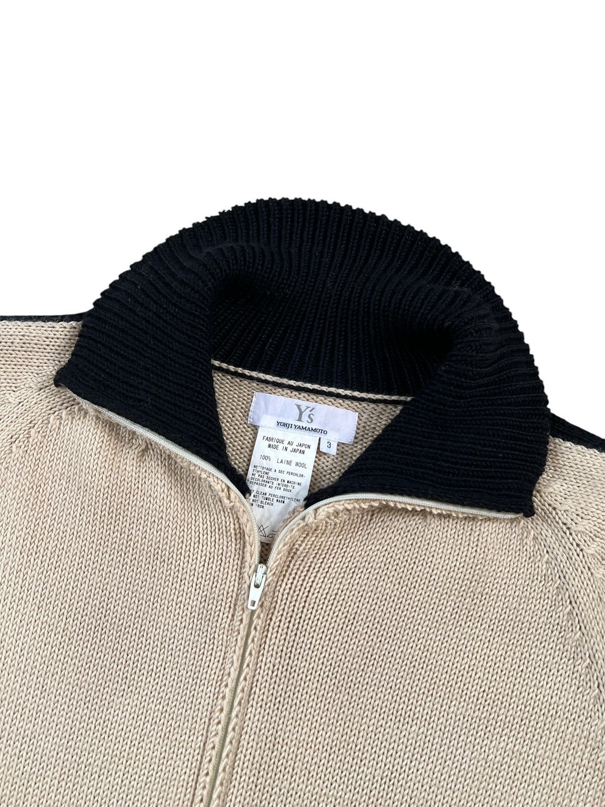 Yohji Yamamoto Vintage Y’s Wool Zipper sweater Size S / US 4 / IT 40 - 4 Thumbnail