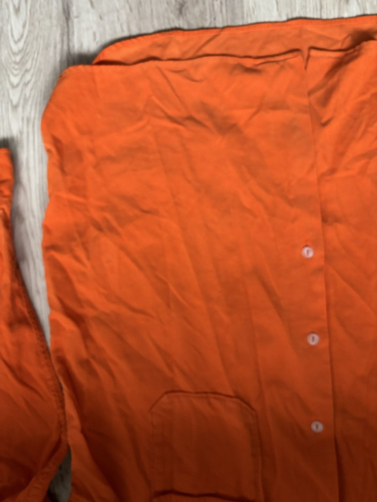 Universal Works Universal Works Mens in Worker Shirt Orange Super Fine Cord Size US XL / EU 56 / 4 - 4 Thumbnail