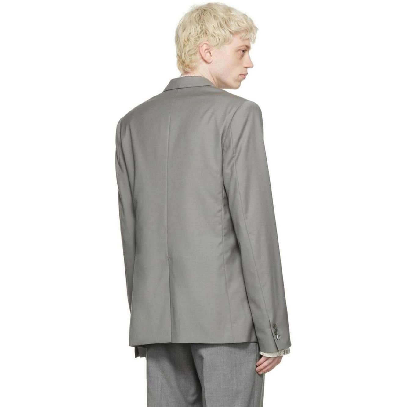 Maryam Nassir Zadeh Delaine Blazer Us L It 52 Mens Gray Woo, Men's (Size 42r) — image 4 of 6