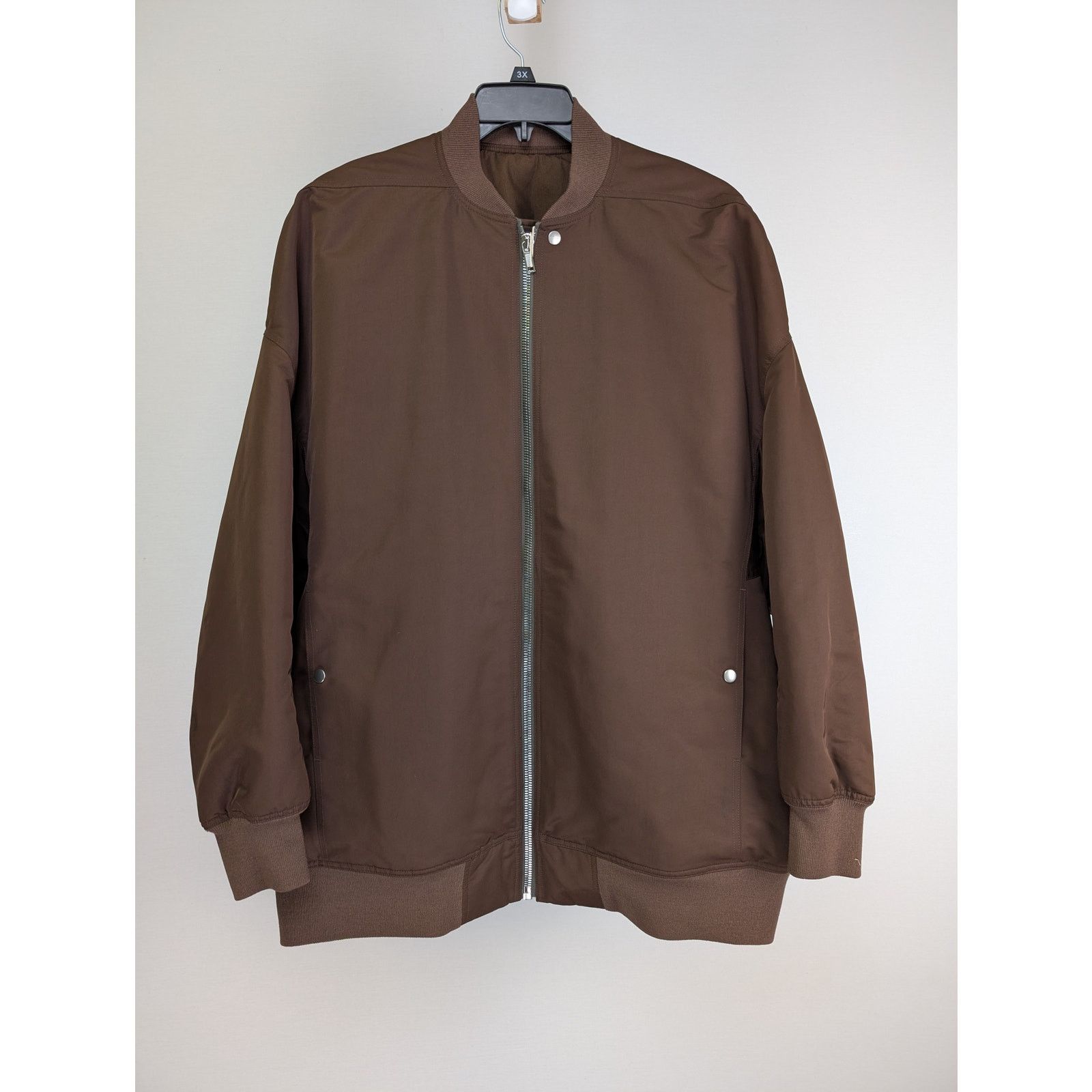 Rick Owens Drkshdw o1rshd1 Jumbo Peter Flight Jacket in Brown Size US M / EU 48-50 / 2 - 2 Thumbnail