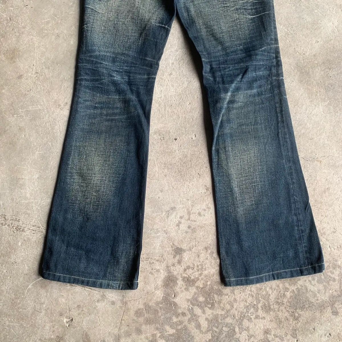 semanticdesign ‼️ SICKS ‼️ SEMATIC DESIGN W33 L32 JEANS FLARE DENIM PANTS Size US 33 - 12 Thumbnail