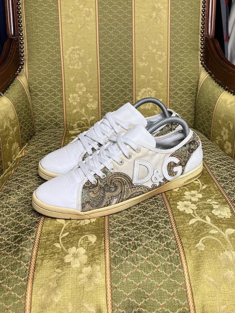 Designer Vintage Dolce&Gabbana Mouse Leather Sneakers 41 Size US 7.5 / EU 40-41 - 1 Thumbnail