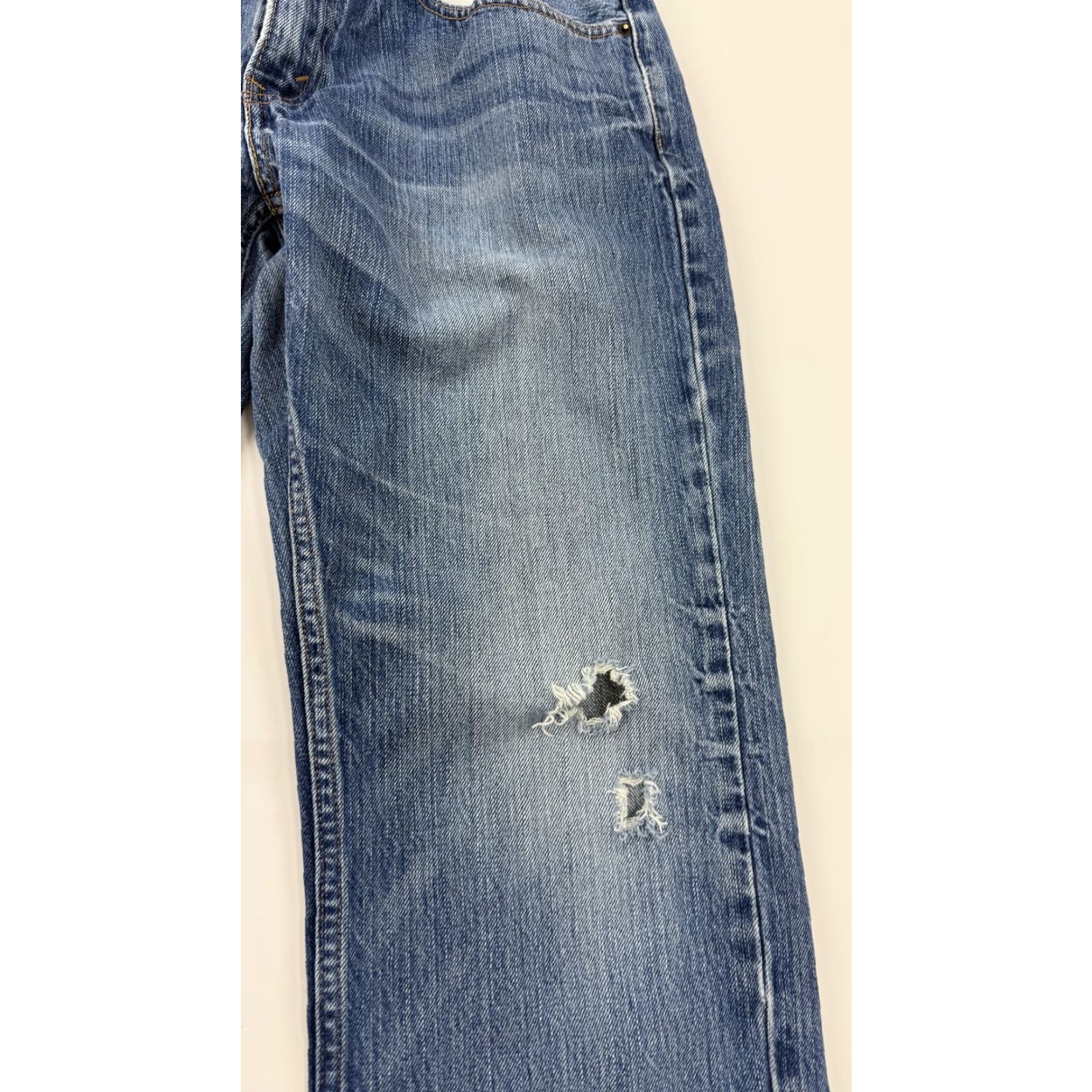 Levi's Levi's 559 Jeans Mens 32x30 Blue Relaxed Straight Distressed Medium Wash Denim Size US 32 / EU 48 - 5 Thumbnail