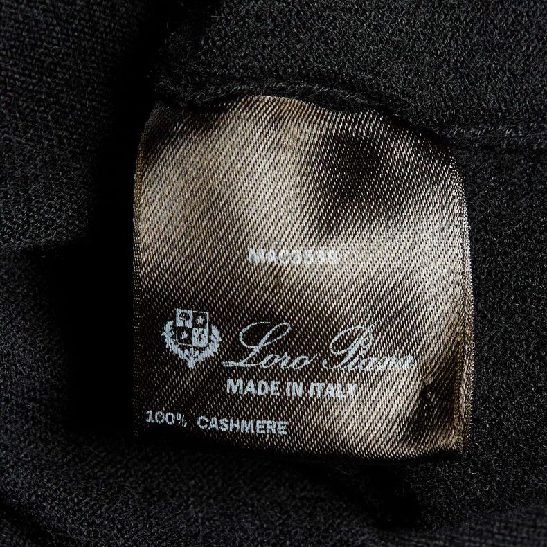 Other LORO PIANA Black cashmere round neck sweater Size L / US 10 / IT 46 - 4 Thumbnail