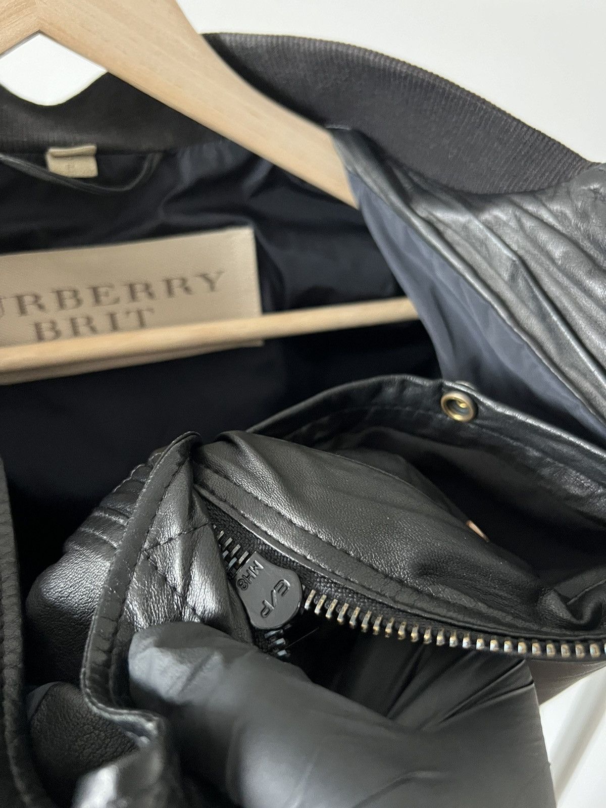 Burberry Burberry Brit Leather Black Jacket XS Size US XS / EU 42 / 0 - 13 Thumbnail