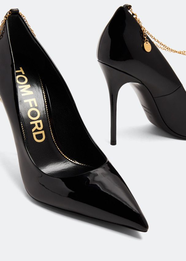 Tom Ford o1w1db11224 W3320 Anklet Leather Pumps in Black Size US 10 / IT 40 - 3 Thumbnail