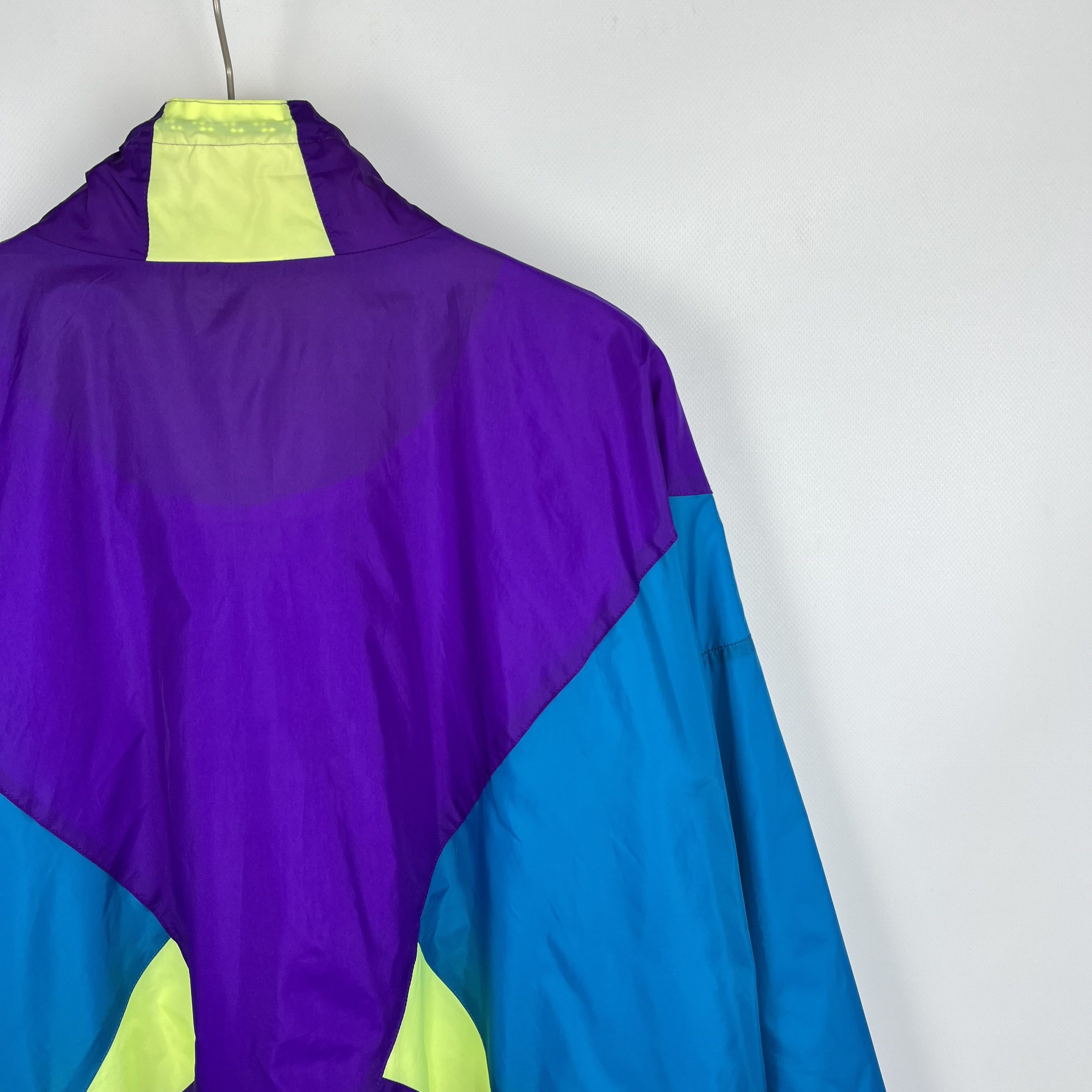 Nike Vintage Nike Multicolour Nylon Light Track Jacket 90’s Size US XXL / EU 58 / 5 - 20 Thumbnail