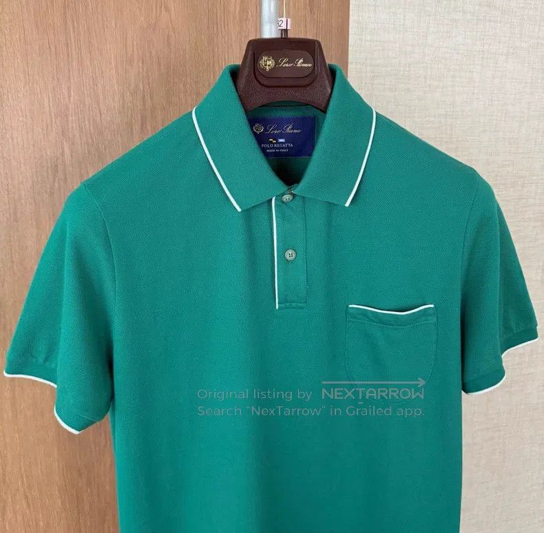 Loro Piana Loro Piana Men's Regatta Short Sleeve Polo Shirt Size US S / EU 44-46 / 1 - 2 Thumbnail