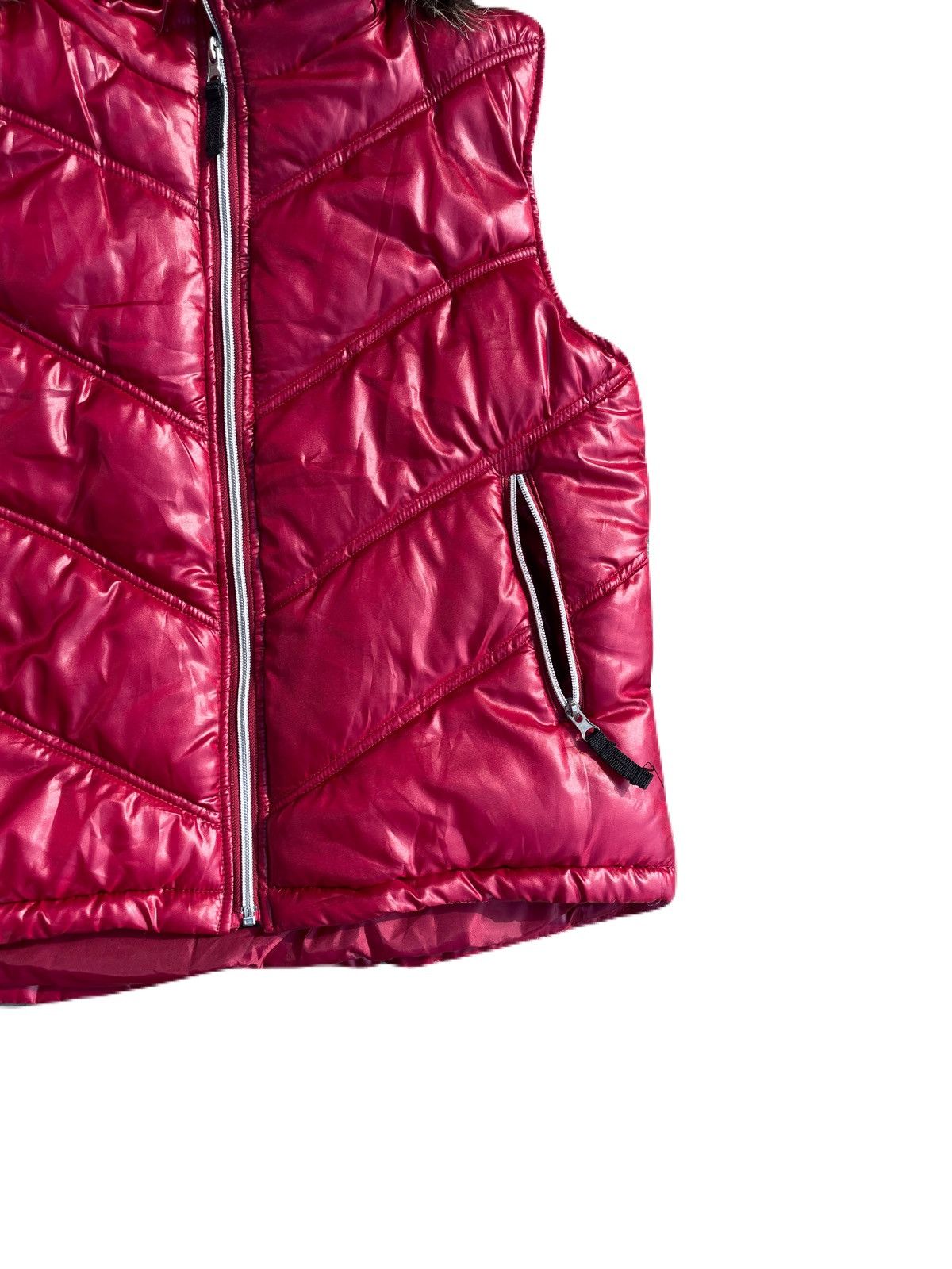 If Six Was Nine 2000s Japanese archive Vkei Fur Light Puffer Zip-up Vest Y2K Size US S / EU 44-46 / 1 - 7 Thumbnail