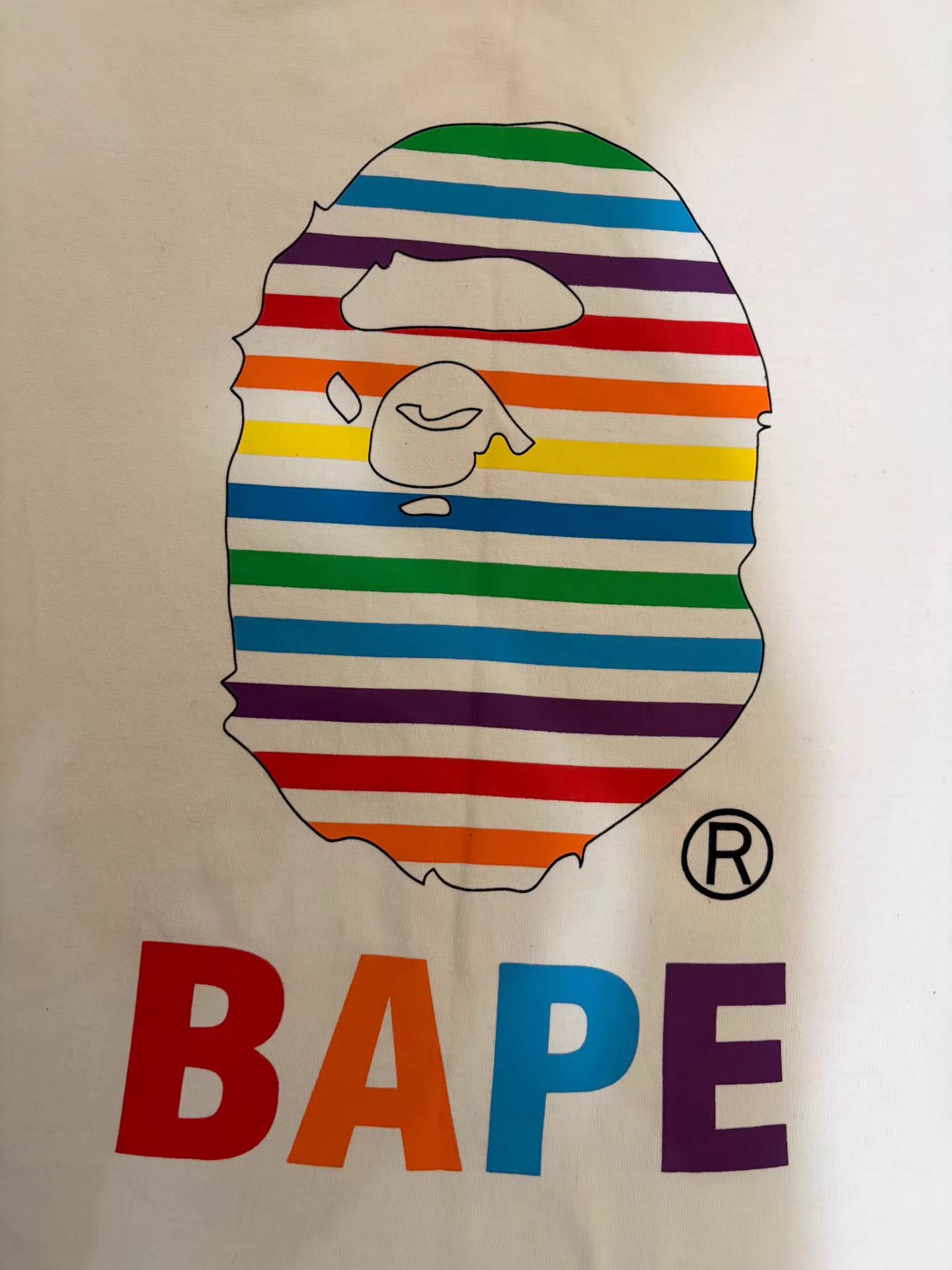 Bape BAPE White Short Sleeve Tee Size US S / EU 44-46 / 1 - 2 Thumbnail