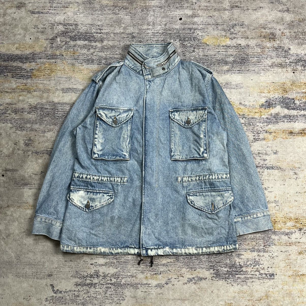 424 424 2017 denim parka jacket Size US M / EU 48-50 / 2 - 1 Thumbnail
