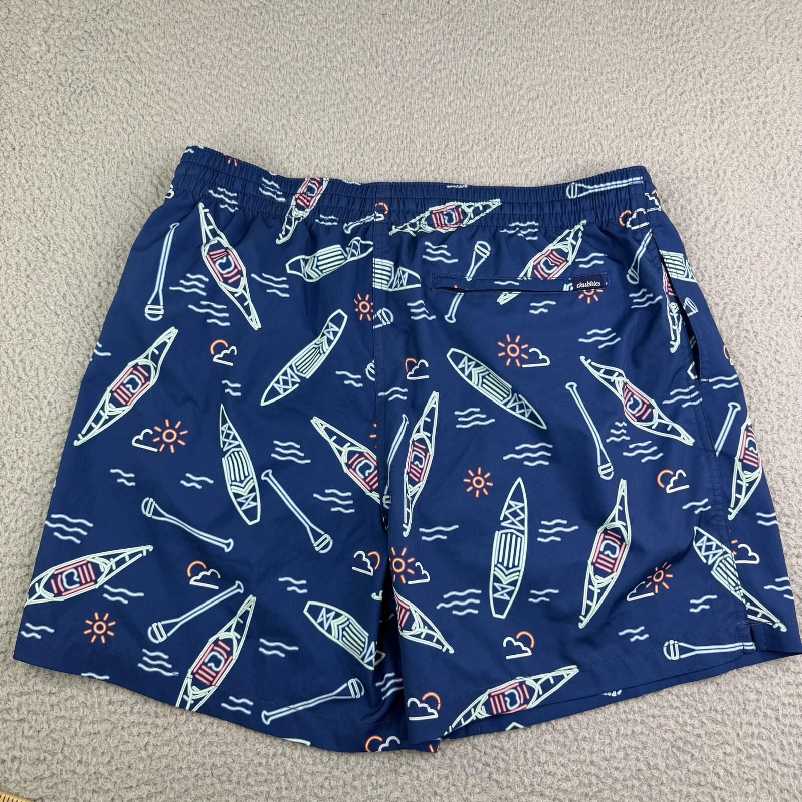 Chubbies Chubbies Neon Glades Swim Trunks Men's XL (34x5.5) Lined Size US 36 / EU 52 - 8 Thumbnail