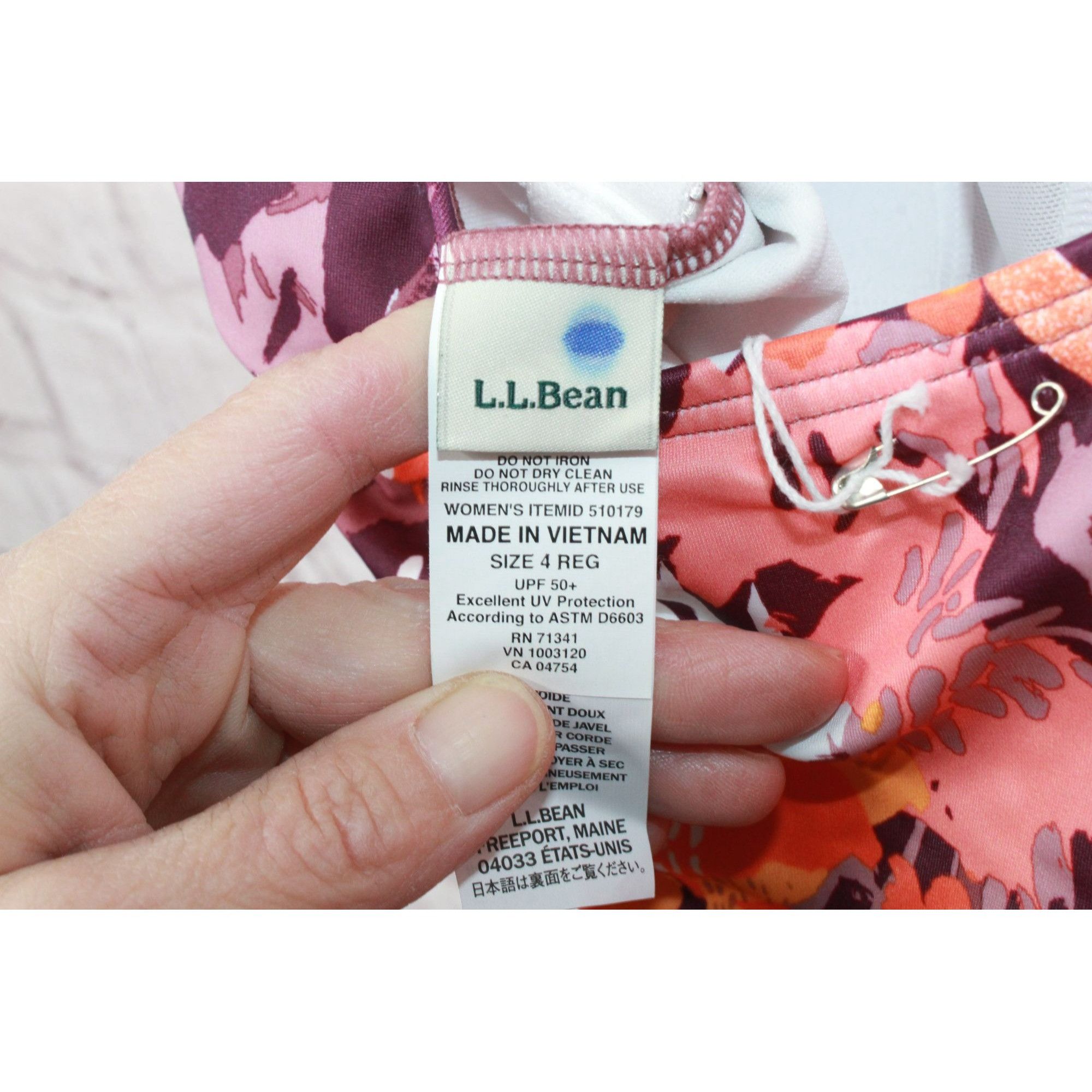 L.L. Bean × Swims LL Bean Women's Swimwear Scoopneck Tankini Top Size S / US 4 / IT 40 - 7 Thumbnail