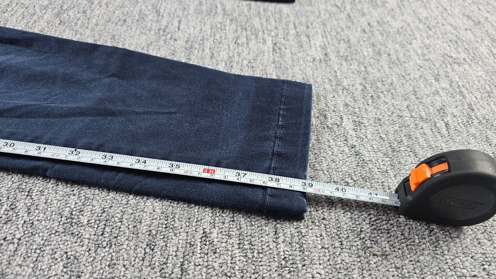 Polo Ralph Lauren Polo Ralph Lauren Brooke Skinny Chino Pants Navy Blue 10 Size 33" - 10 Thumbnail