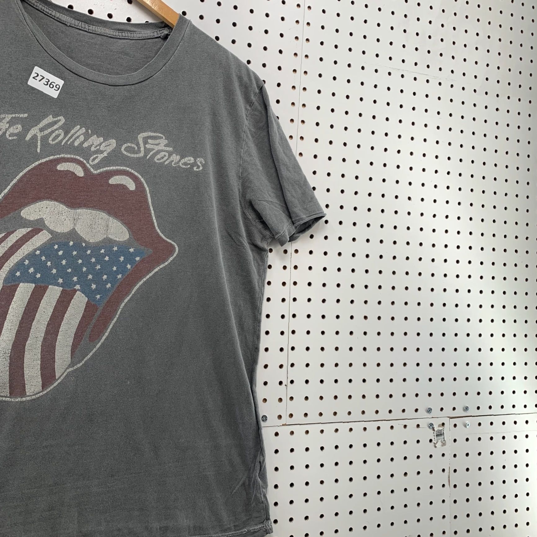 Vintage VINTAGE The Rolling Stones Shirt Unisex Adult T-Shirt Gray L Band Music 90s Mens Size US L / EU 52-54 / 3 - 4 Thumbnail