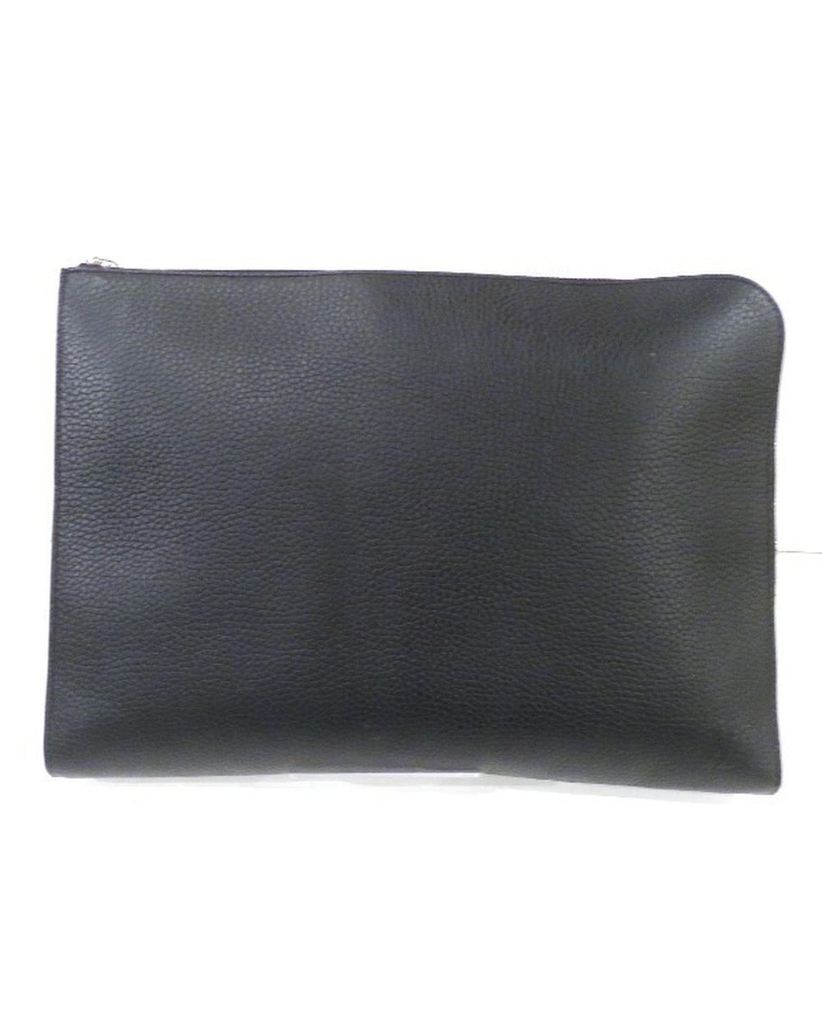 image of Louis Vuitton Black Taiga Pochette Jour Gm Bag In Excellent Condition, Women's