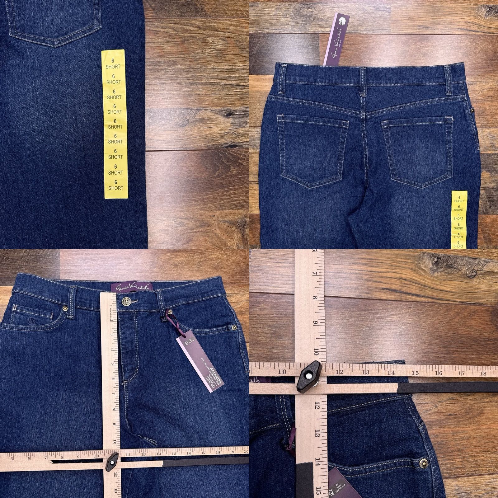 Gloria Vanderbilt Gloria Vanderbilt Amanda Jeans 6 Regular Jeans Women Blue 5-Pocket Denim Size 28" / US 6 / IT 42 - 8 Thumbnail