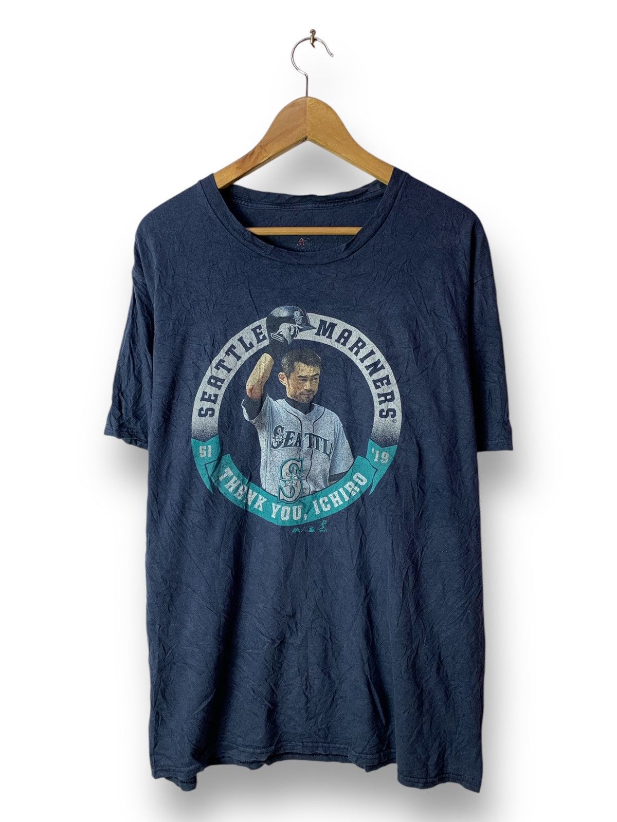Majestic 🔥Seattle Mariners Majestic MLB Ichiro Legend Tee Size US L / EU 52-54 / 3 - 1 Thumbnail