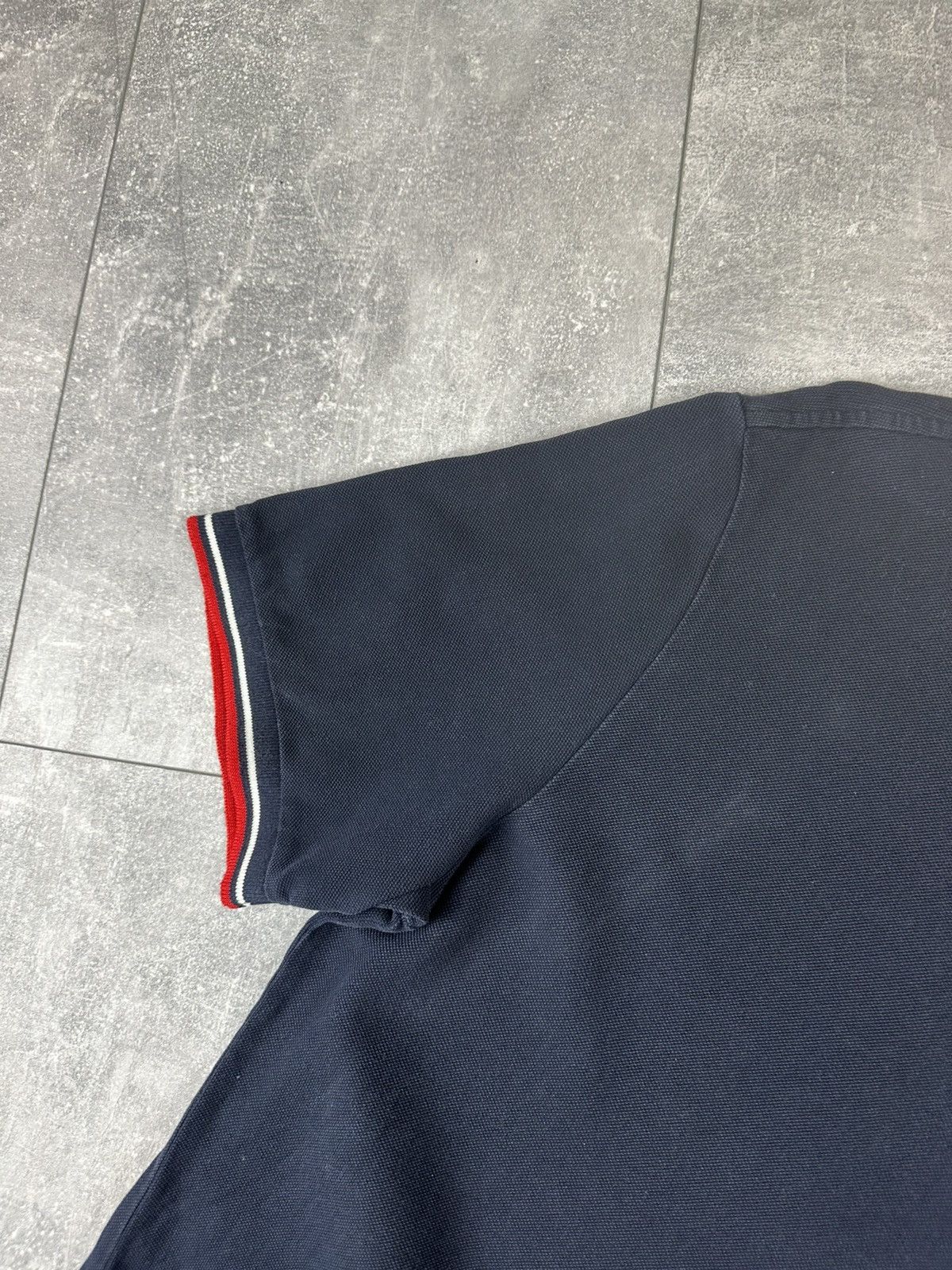 Prada Prada Linea Rossa Red Tab Logo Luxury Cotton Polo Size US XXL / EU 58 / 5 - 4 Thumbnail