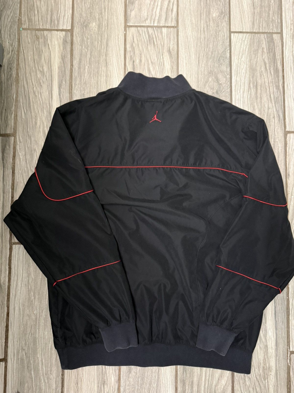 Jordan Brand Vintage 2000’s Jordan Casual Full Zip-Up Jacket Black/Red Size US XL / EU 56 / 4 - 3 Thumbnail
