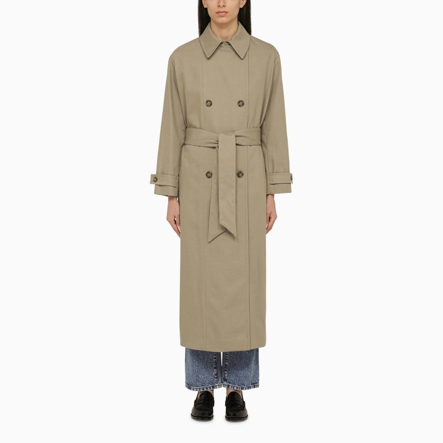 image of A P C O1D2Blof0124 Coat In Beige, Women's (Size XS)