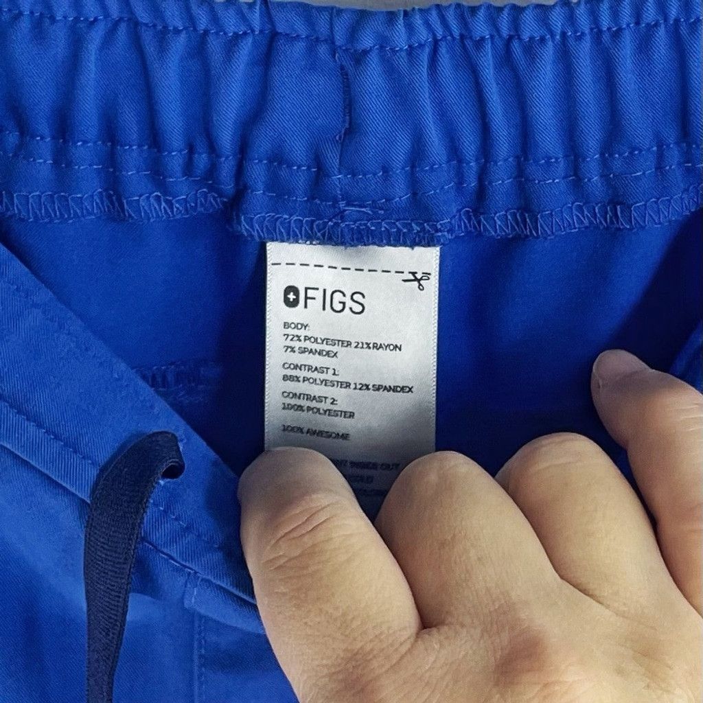 Other FIGS Unisex Bright Blue Designer Scrubs Elastic Waist Size M Size US 28 / EU 44 - 6 Thumbnail