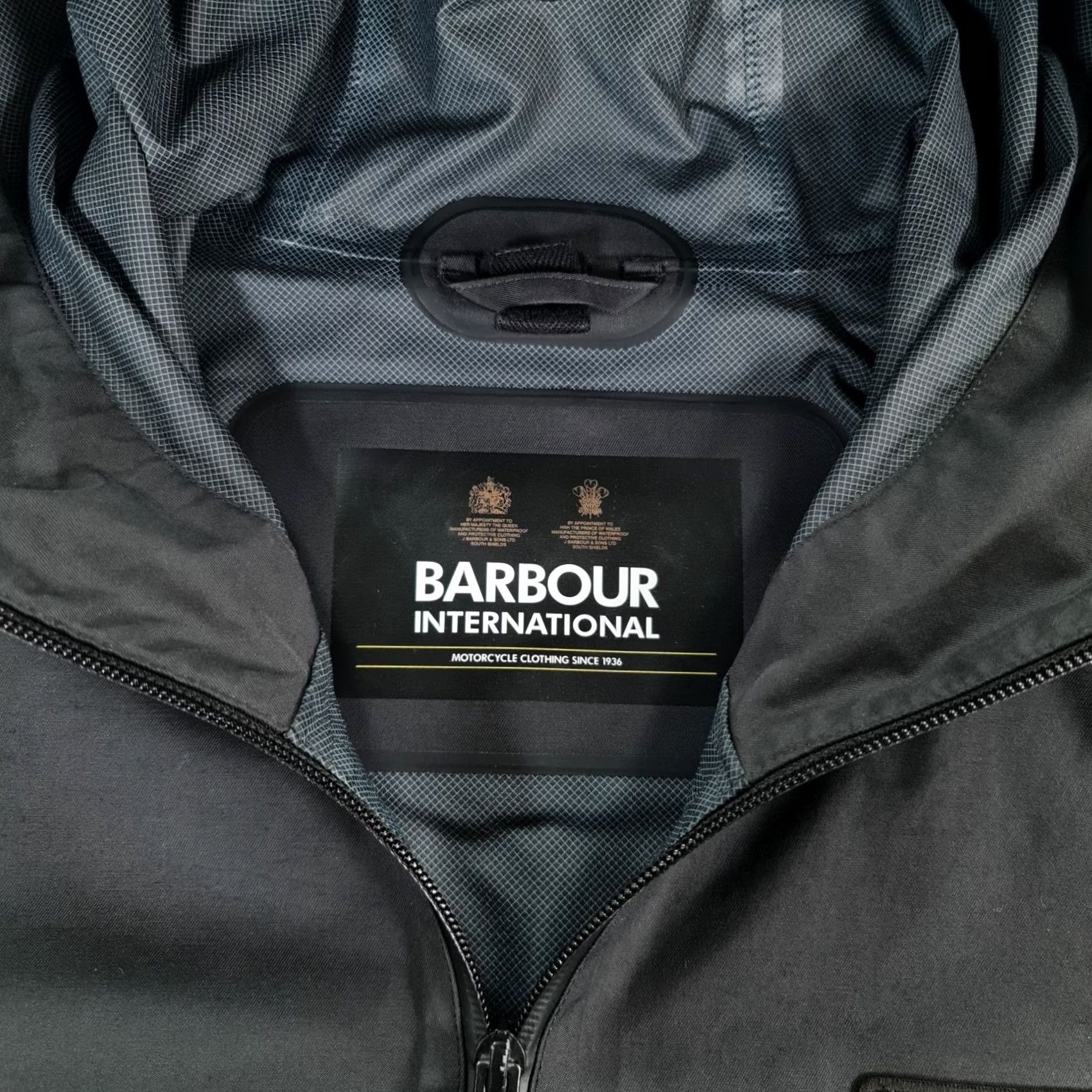 Barbour Barbour International Mens Jacket Black Medium Berkley Waterproof Hooded Jacket Size US M / EU 48-50 / 2 - 2 Thumbnail