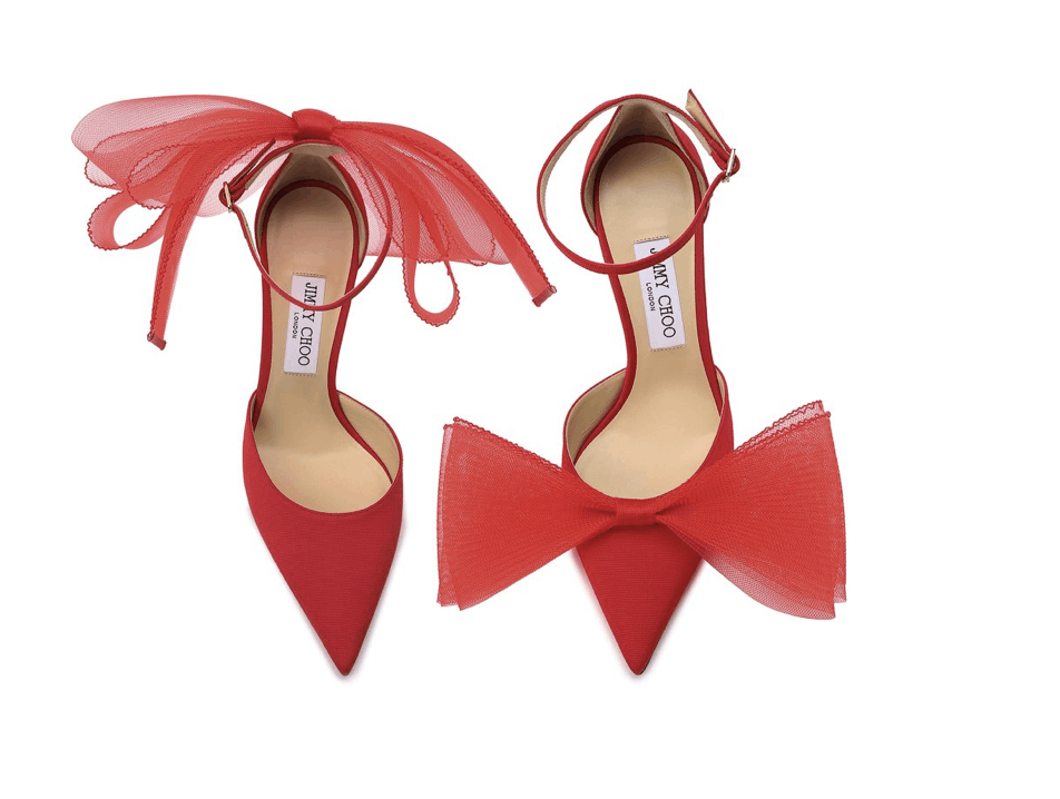 Jimmy Choo 🔥[SALE]🔥 Jimmy Choo Averly 100 Pumps Asymmetric Grosgrain Size US 8 / IT 38 - 4 Thumbnail
