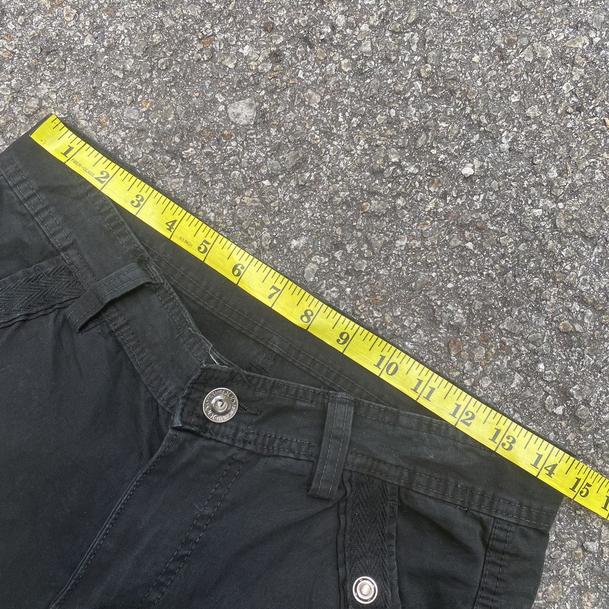 Japanese Brand Cargo Bondage Pants Multipocket Black Punk Grunge Size US 29 - 6 Thumbnail