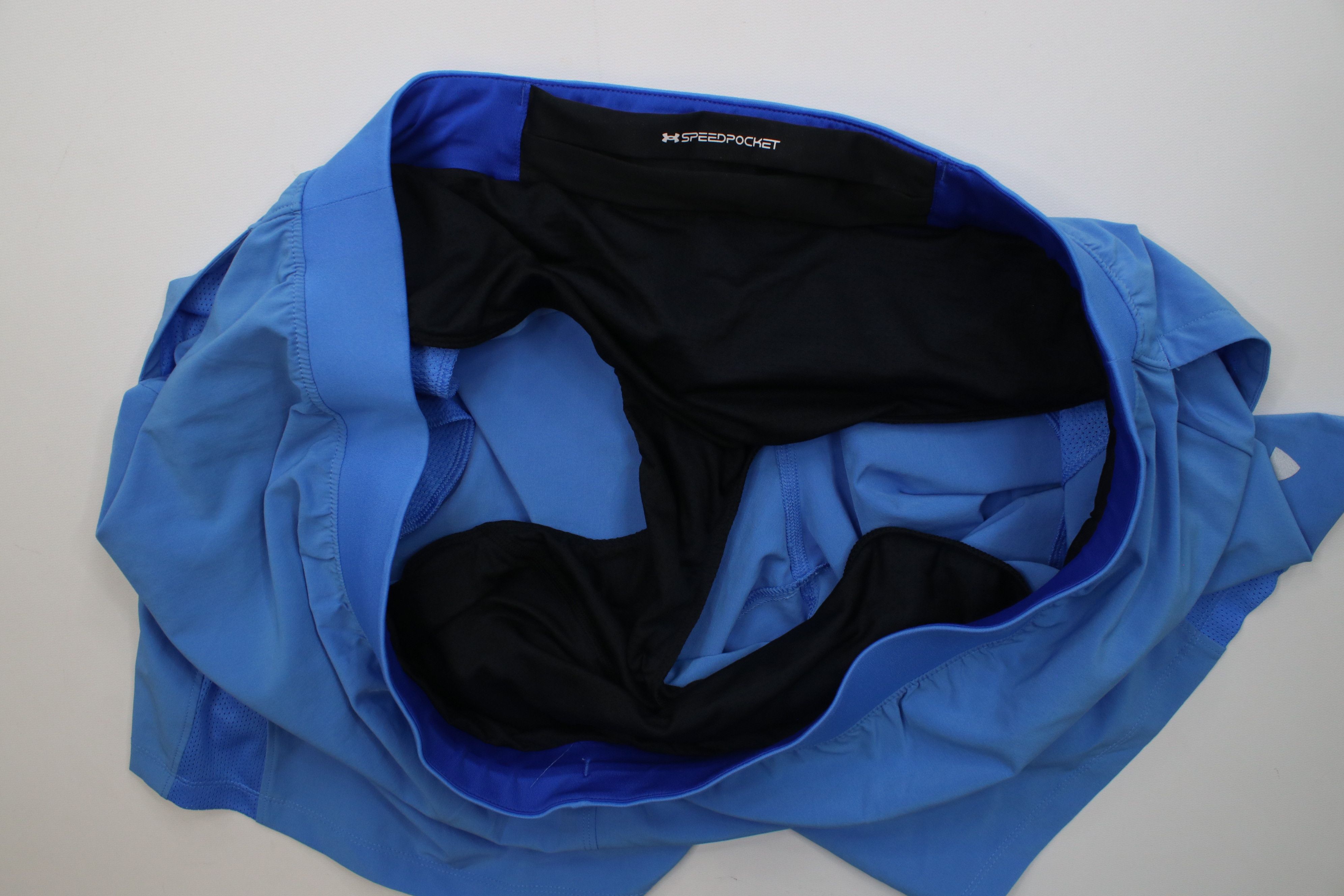 Under Armour Under Armour Run Lined Above Knee Gym Running Shorts Blue Size US 42 / EU 58 - 11 Thumbnail