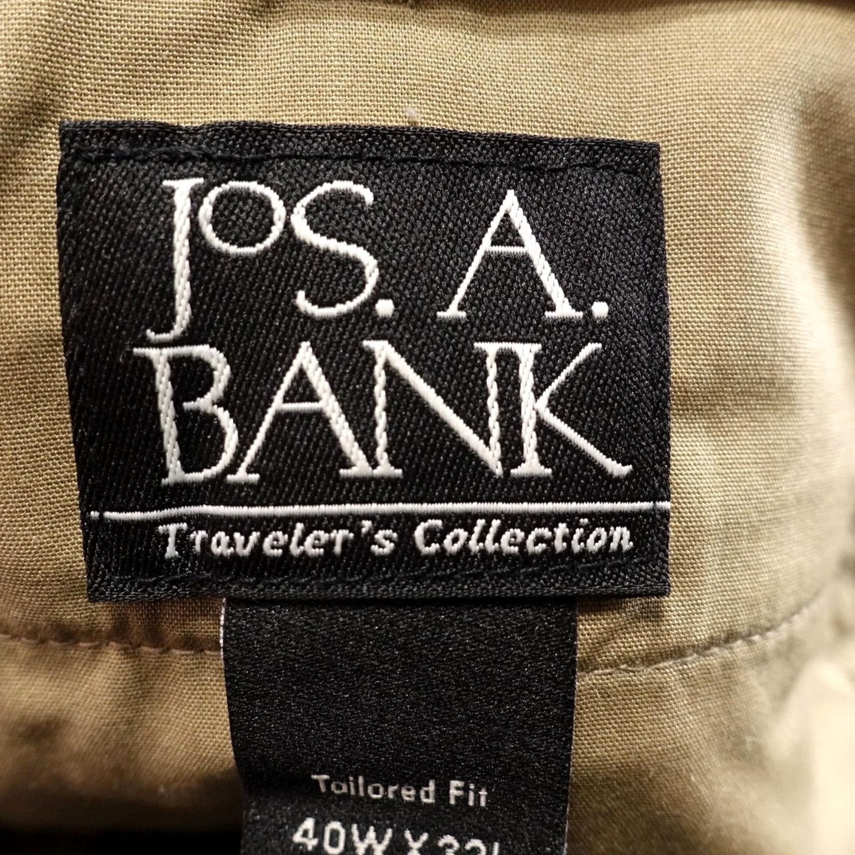 Jos. A. Bank Jos. A. Bank Pants Mens 40 Beige Chino 40x32 Traveler Collection Size US 40 / EU 56 - 6 Thumbnail