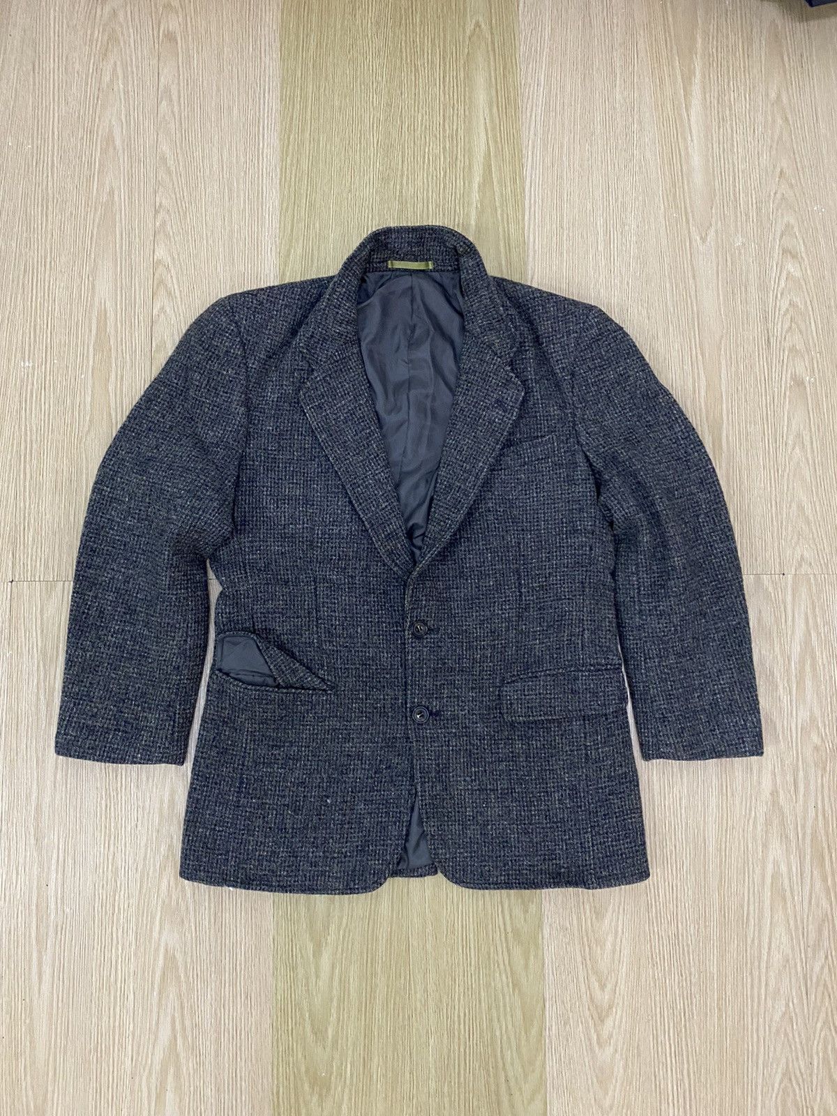 Harris Tweed wool blazer jacket