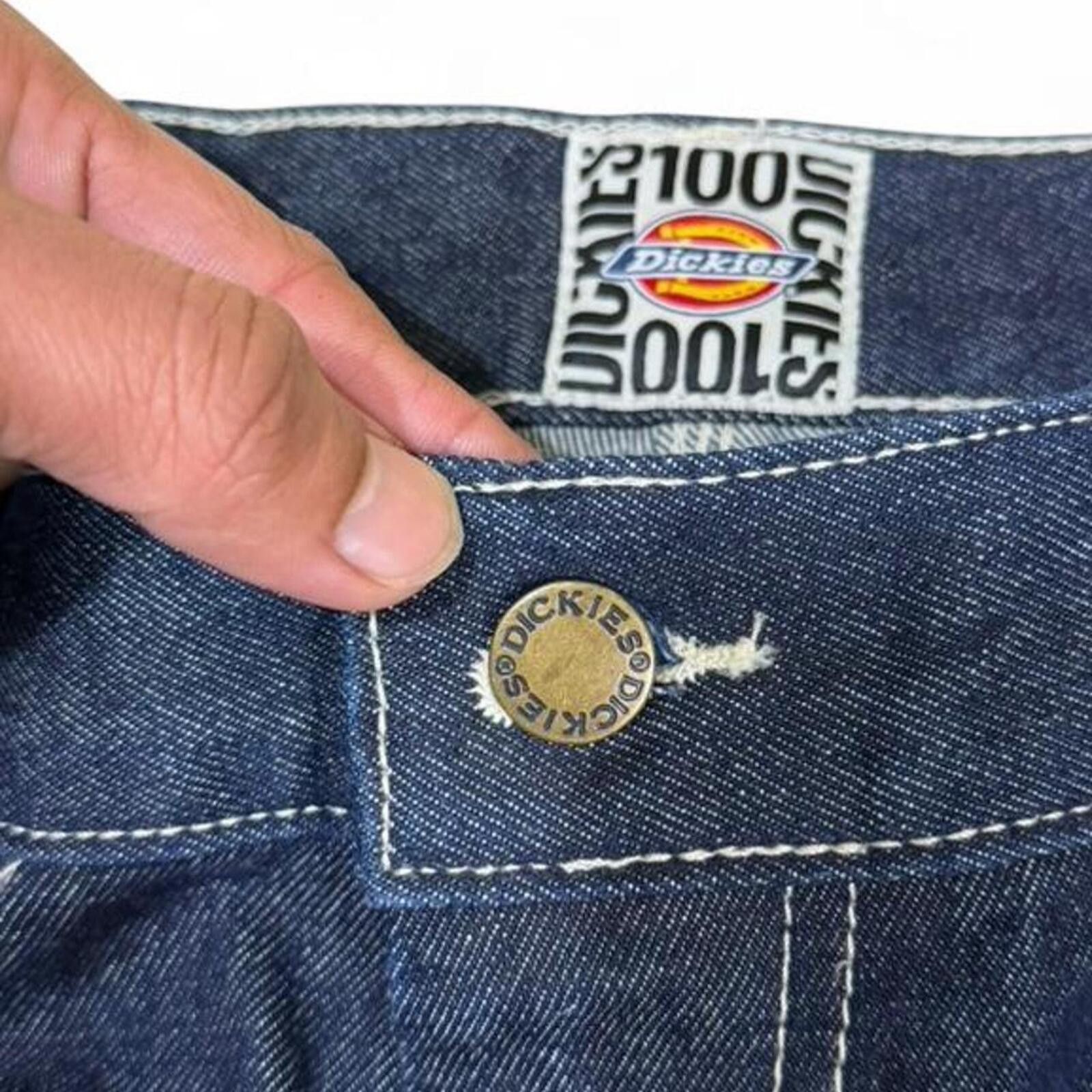 Dickies DICKIES 100 YEAR DENIM DOUBLE KNEE JEANS Size US 31 - 5 Thumbnail