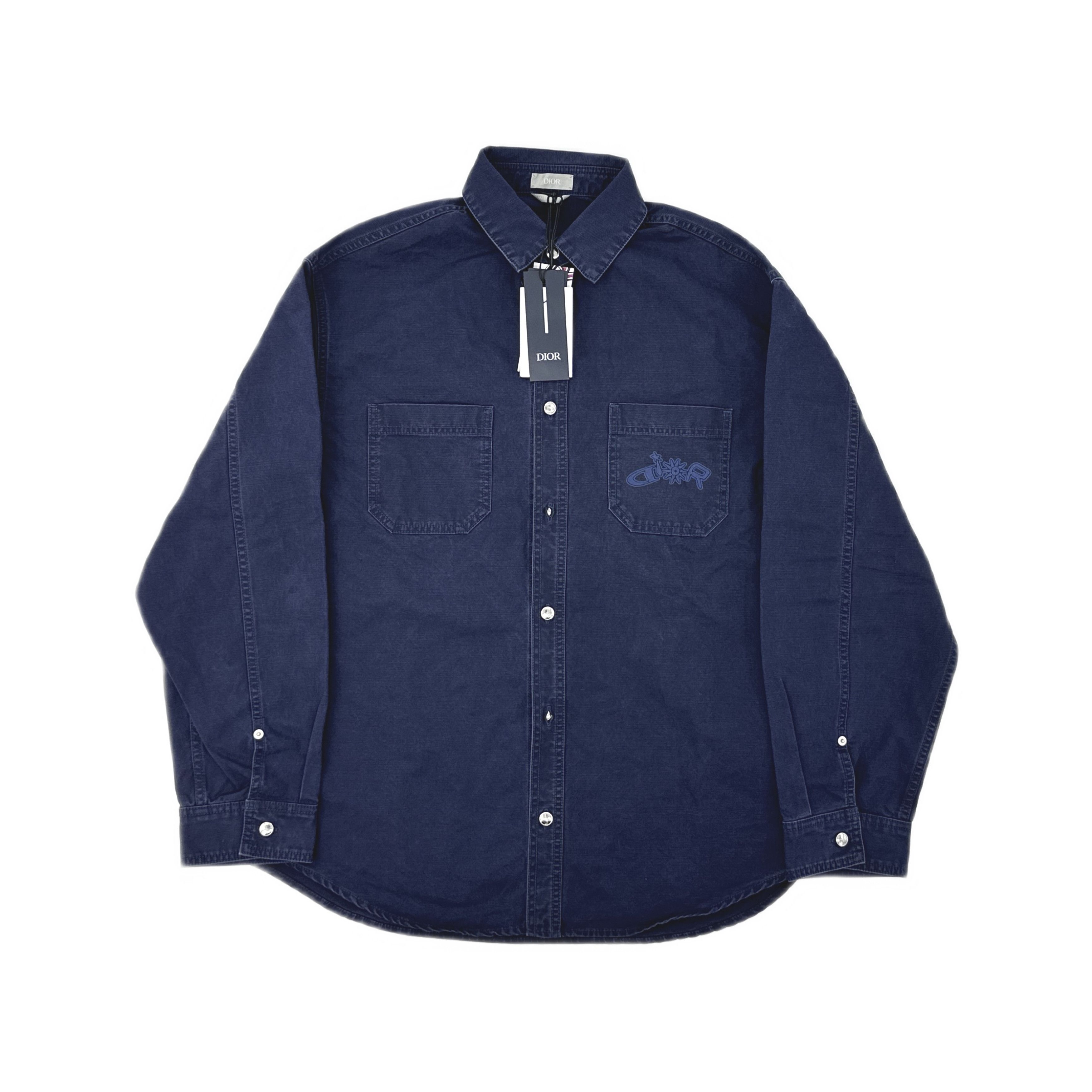 Dior Dior Lewis Hamilton Denim Shirt Size M Size US M / EU 48-50 / 2 - 1 Thumbnail
