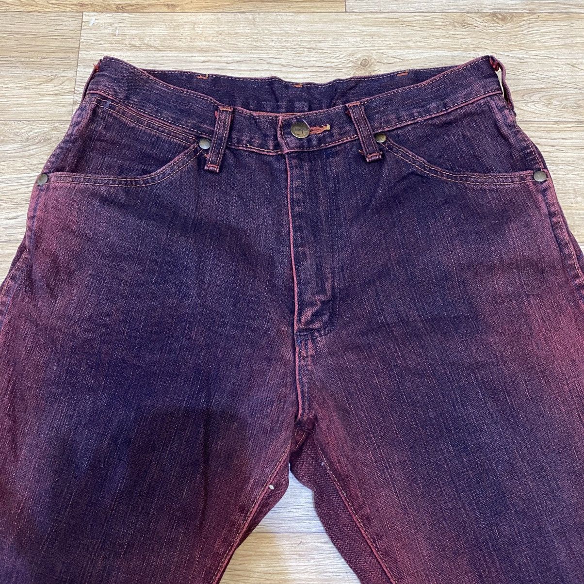 Wrangler 2000s Vintage Wrangler Purpel Flared Denim Pants Size US 30 / EU 46 - 3 Thumbnail