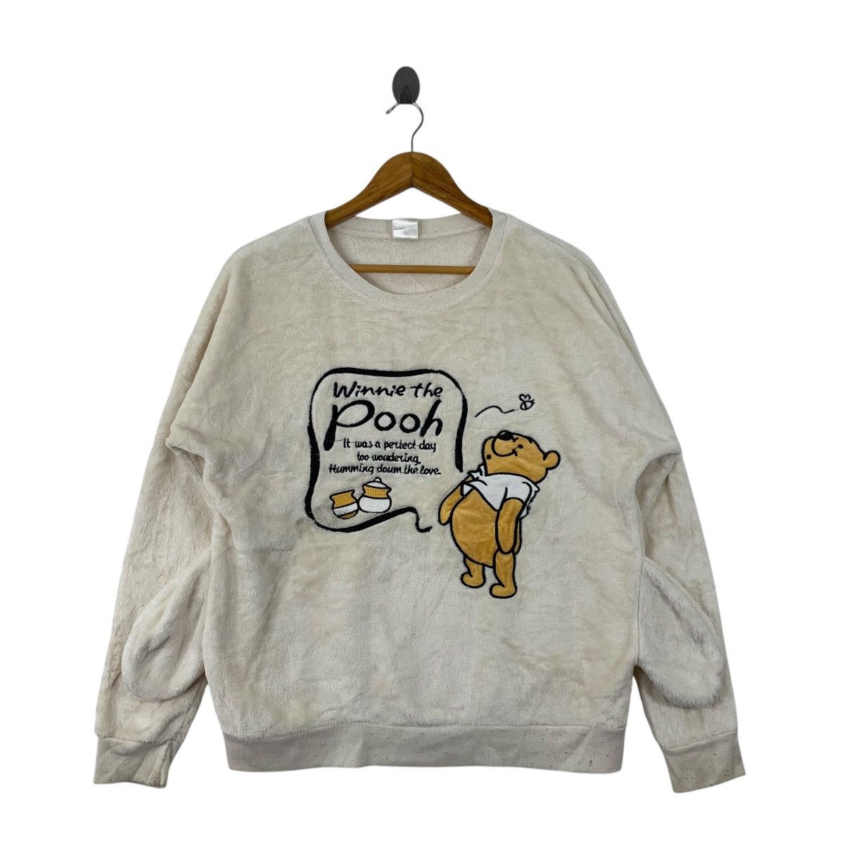 Japanese Brand Winnie The POOH Cartoon Big Logo Sweatshirt Pullover Jumper Size US S / EU 44-46 / 1 - 1 Thumbnail