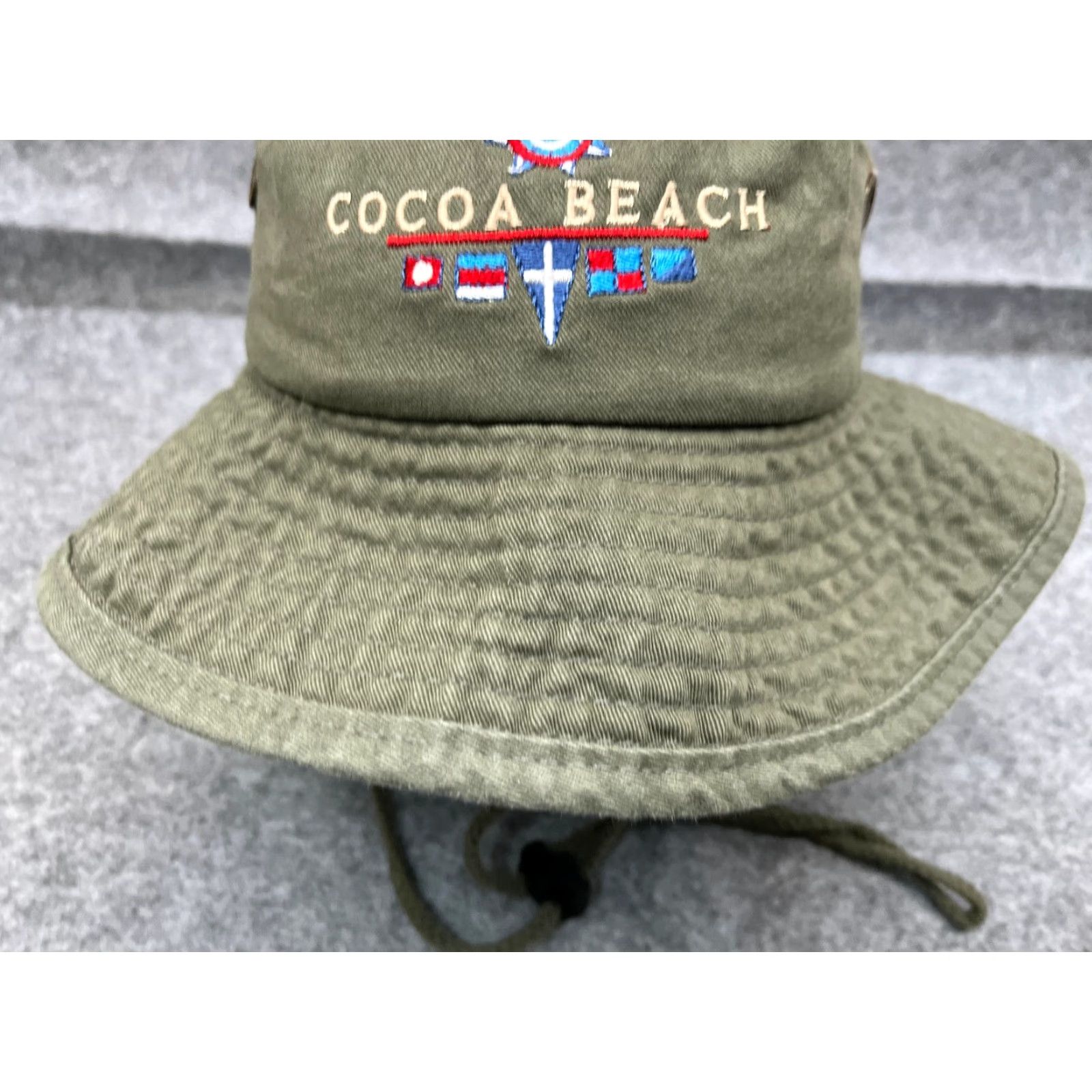 Adidas adidas Bucket Hat Adult Medium Green 100% Cotton Twill Casual Logo Beach Size ONE SIZE - 3 Thumbnail