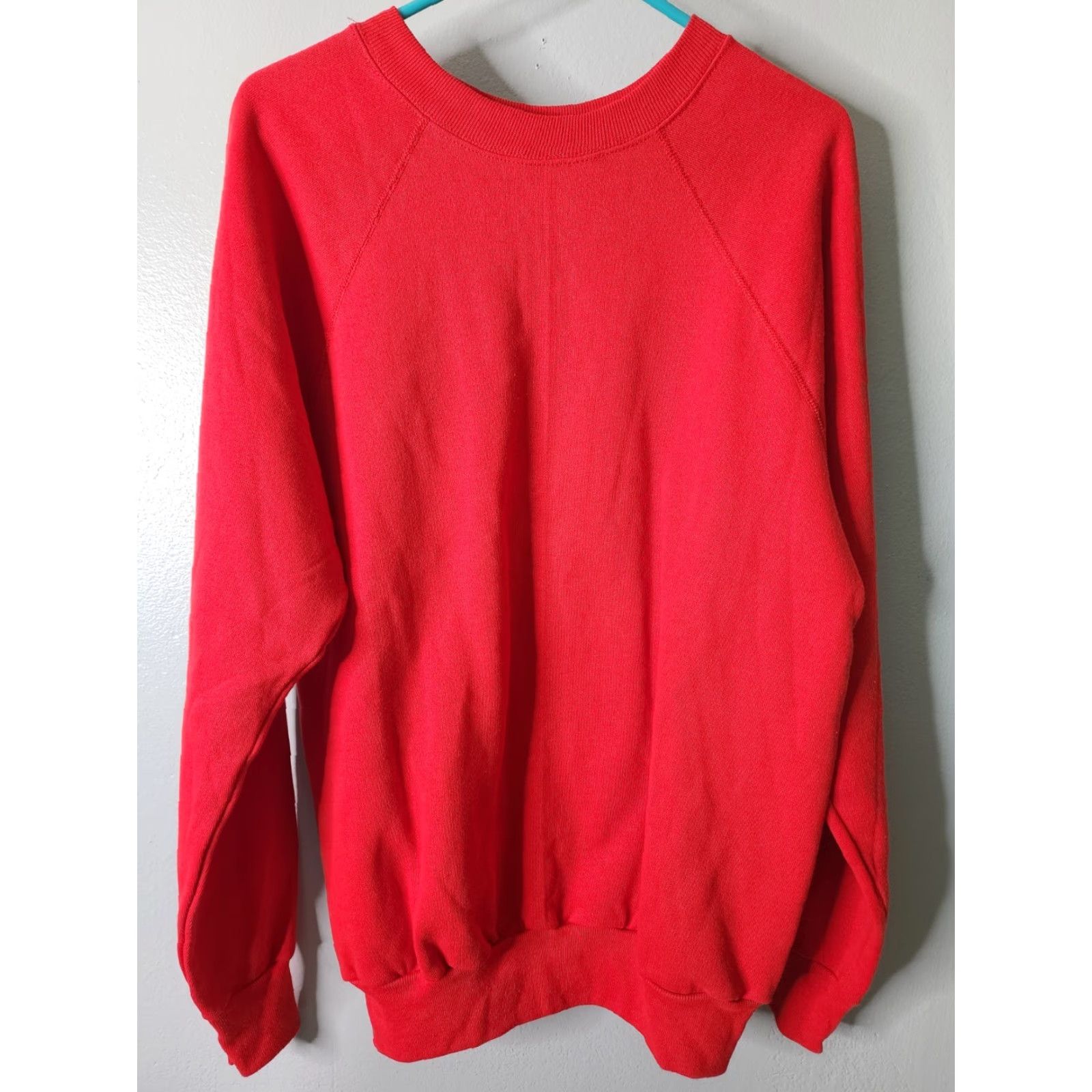 Vintage VINTAGE Pannill Sweatshirt Co. Sweatshirt Crewneck Unisex Adults XL Red 90s Pullover All Seasons Mens Womens Boys Girls Size XL / US 12-14 / IT 48-50 - 2 Thumbnail