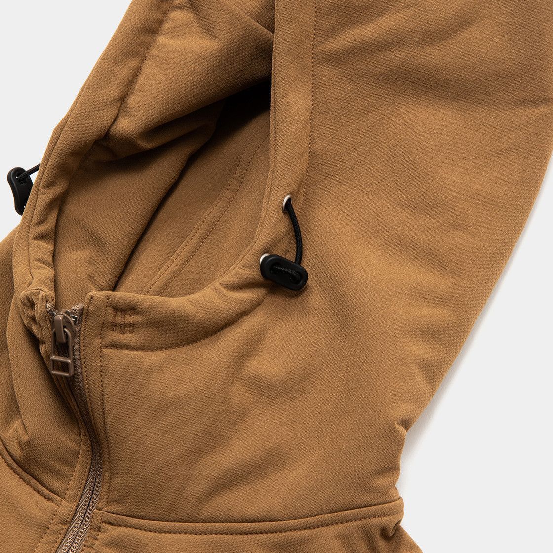 meanswhile o1mle1124 Brushed Lining Jog Hoodie in Brown Size US M / EU 48-50 / 2 - 6 Thumbnail