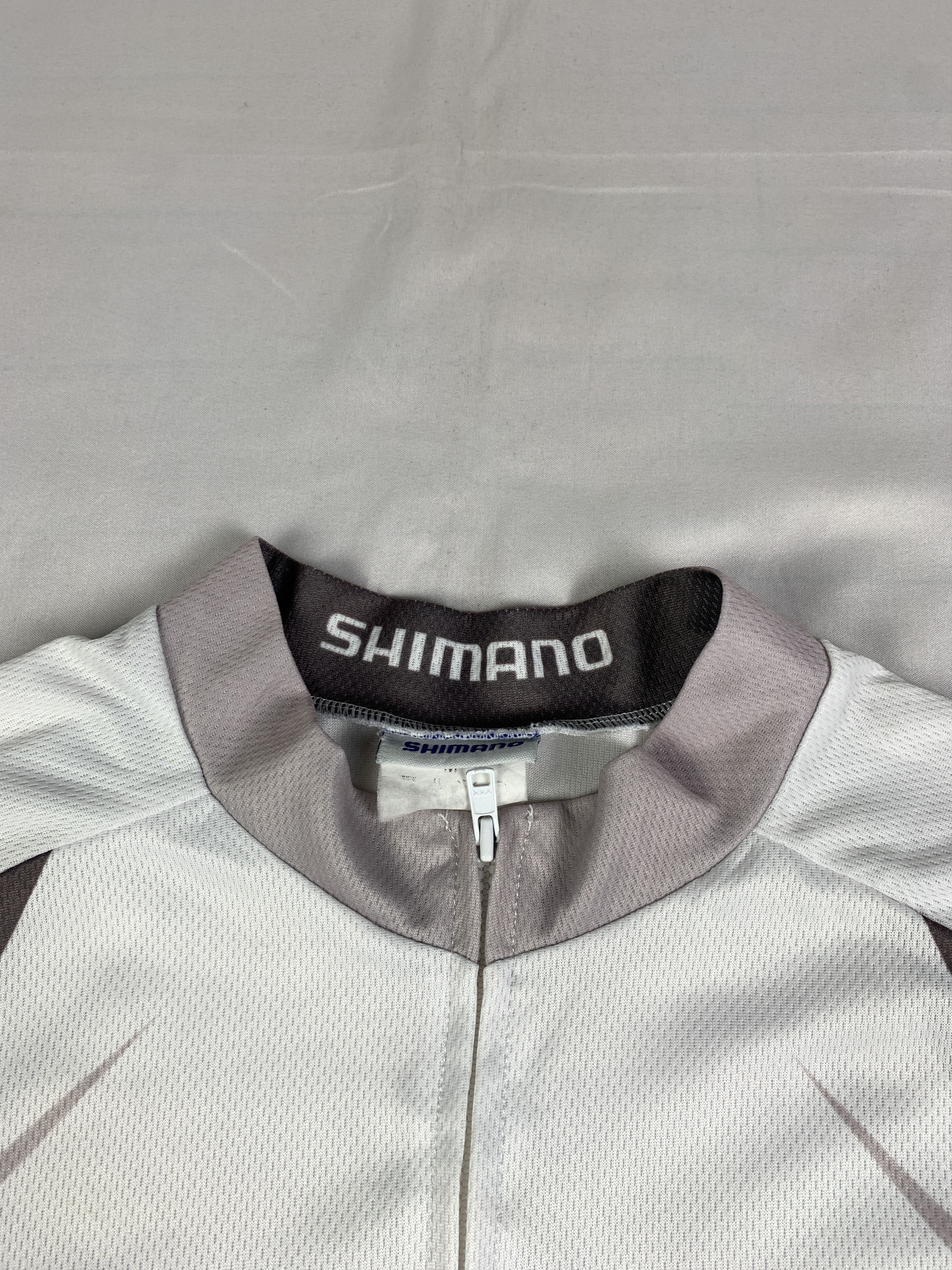 Japanese Brand Shimano White Tribal Cyclist Jersey (M) Size US M / EU 48-50 / 2 - 4 Thumbnail