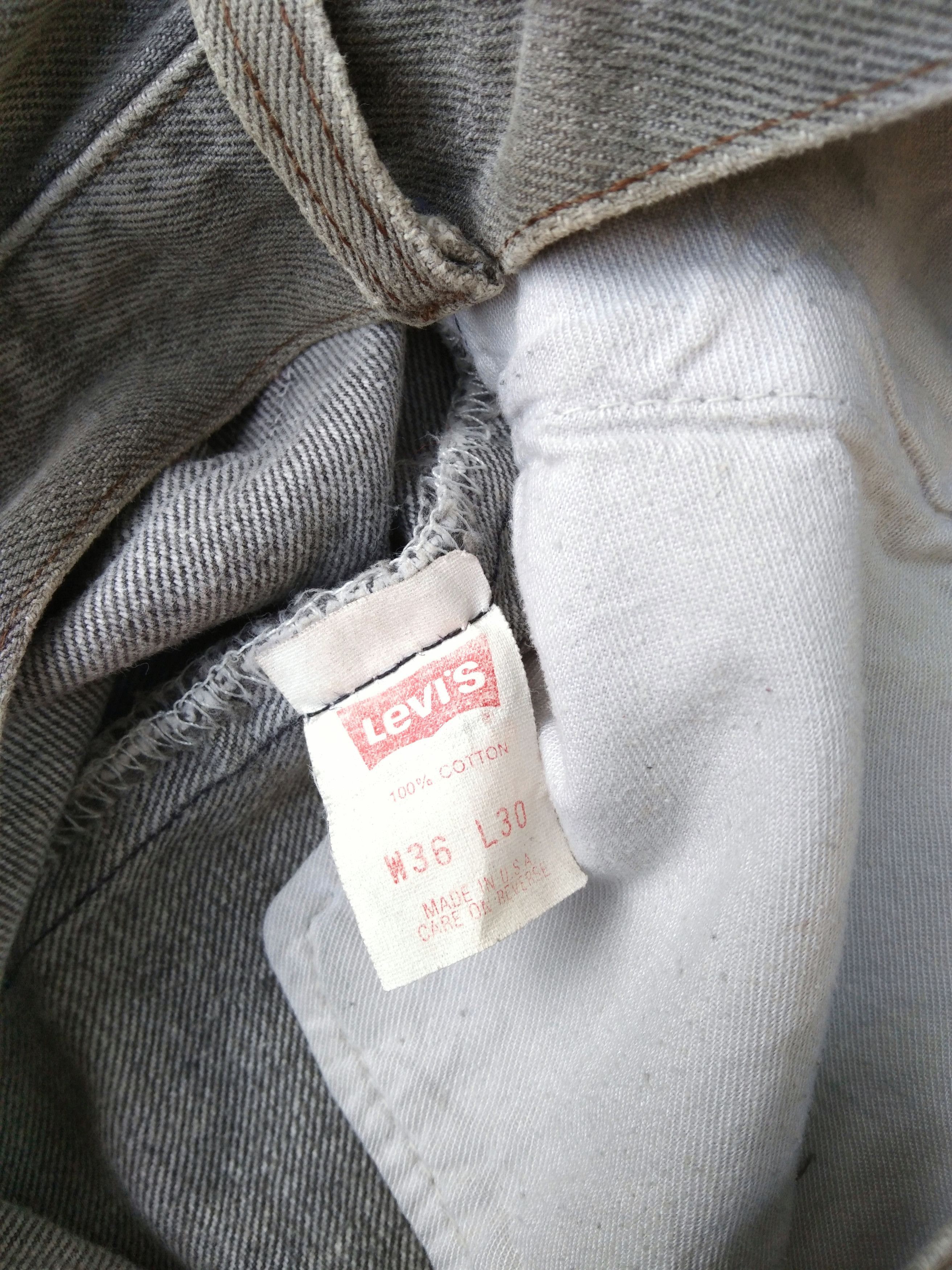 Levi's 80s Vintage Levi's 501 Made In USA Distressed Jeans 34x30 Size US 34 / EU 50 - 11 Thumbnail