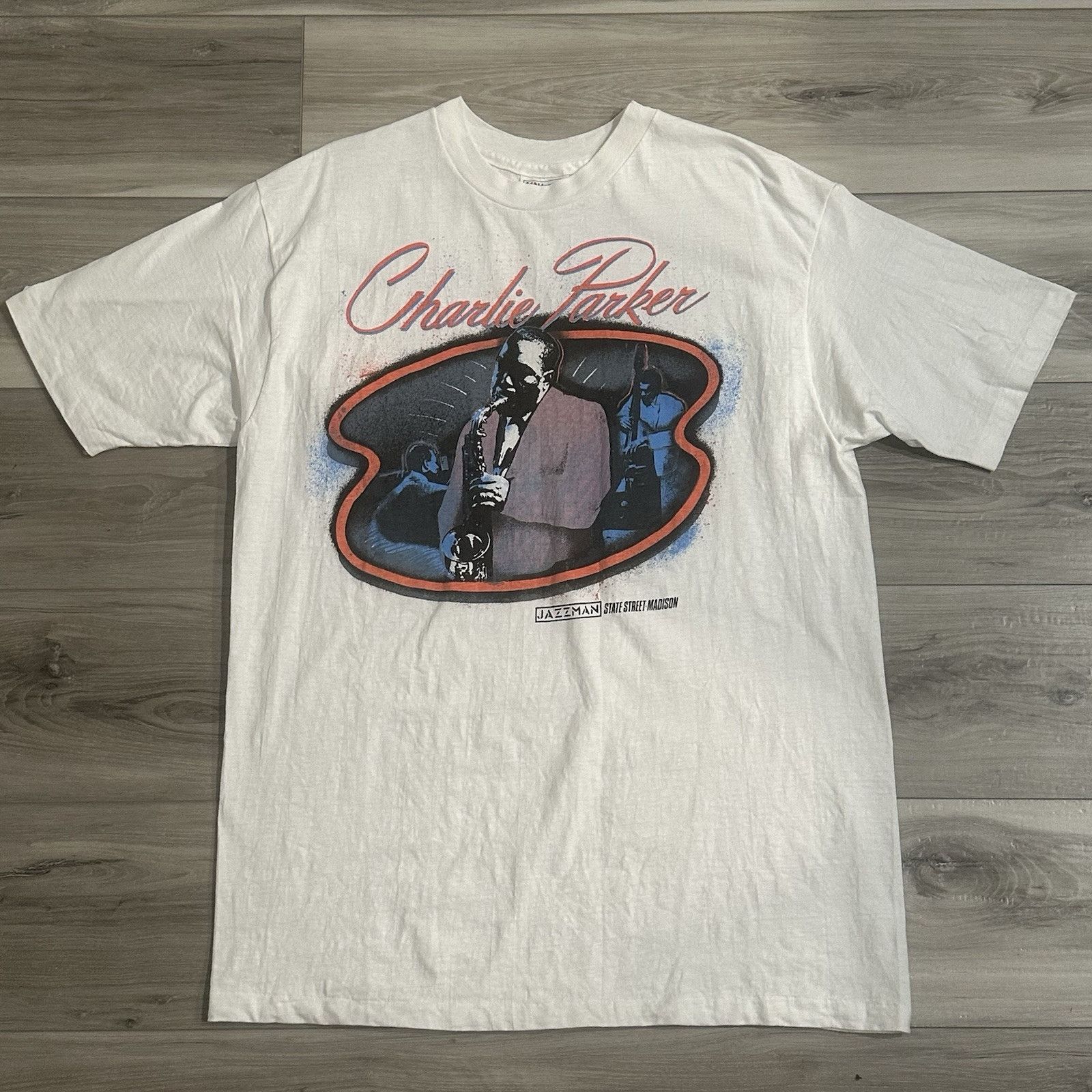 Hanes VTG Hanes Charlie Parker Single Stitch Men’s Size X-Large Size US XL / EU 56 / 4 - 1 Thumbnail