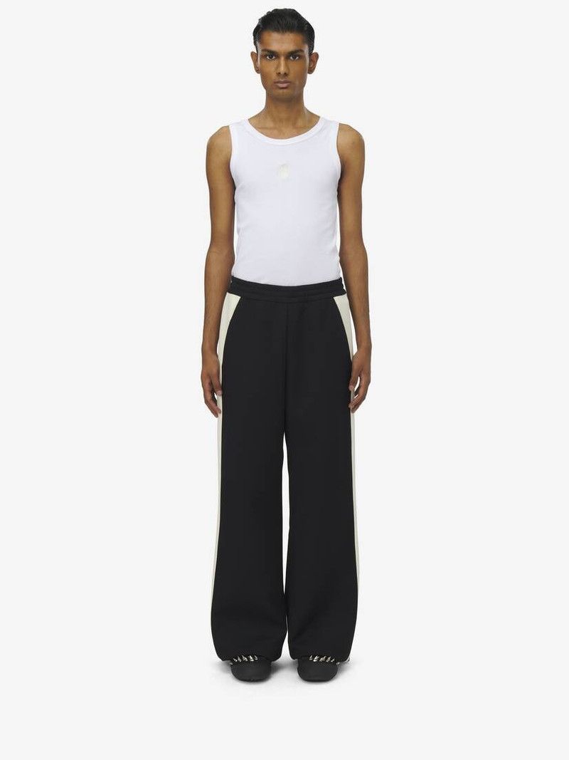 Alexander McQueen o1srvl11e0226 Vintage Tracksuit Sweatpants & Joggers Black Size US 32 / EU 48 - 2 Thumbnail