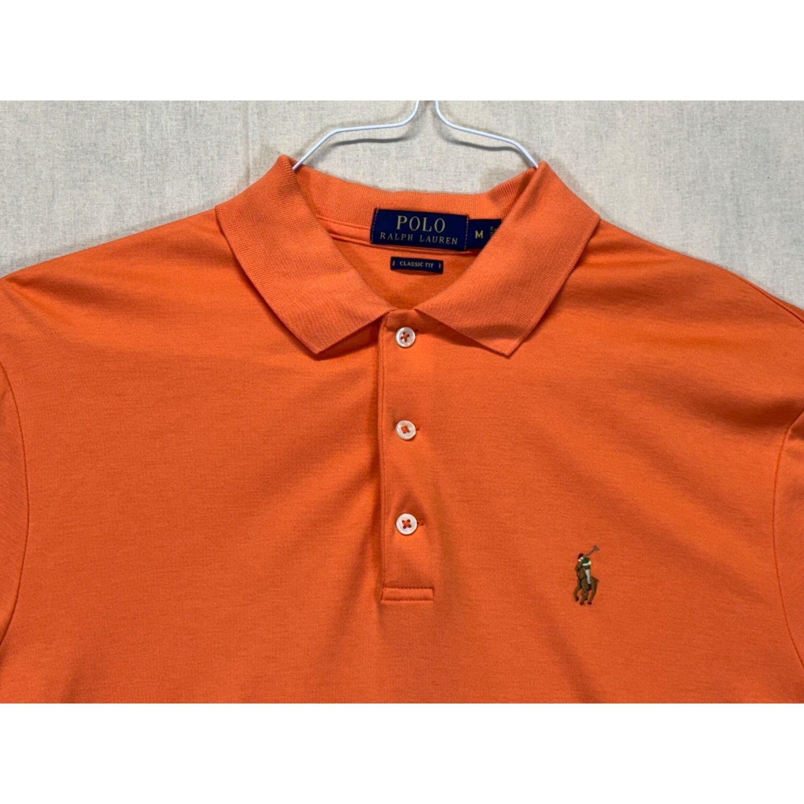 Polo Ralph Lauren Polo Ralph Lauren Men’s Classic Fit Polo Shirt Orange M Size US M / EU 48-50 / 2 - 6 Thumbnail