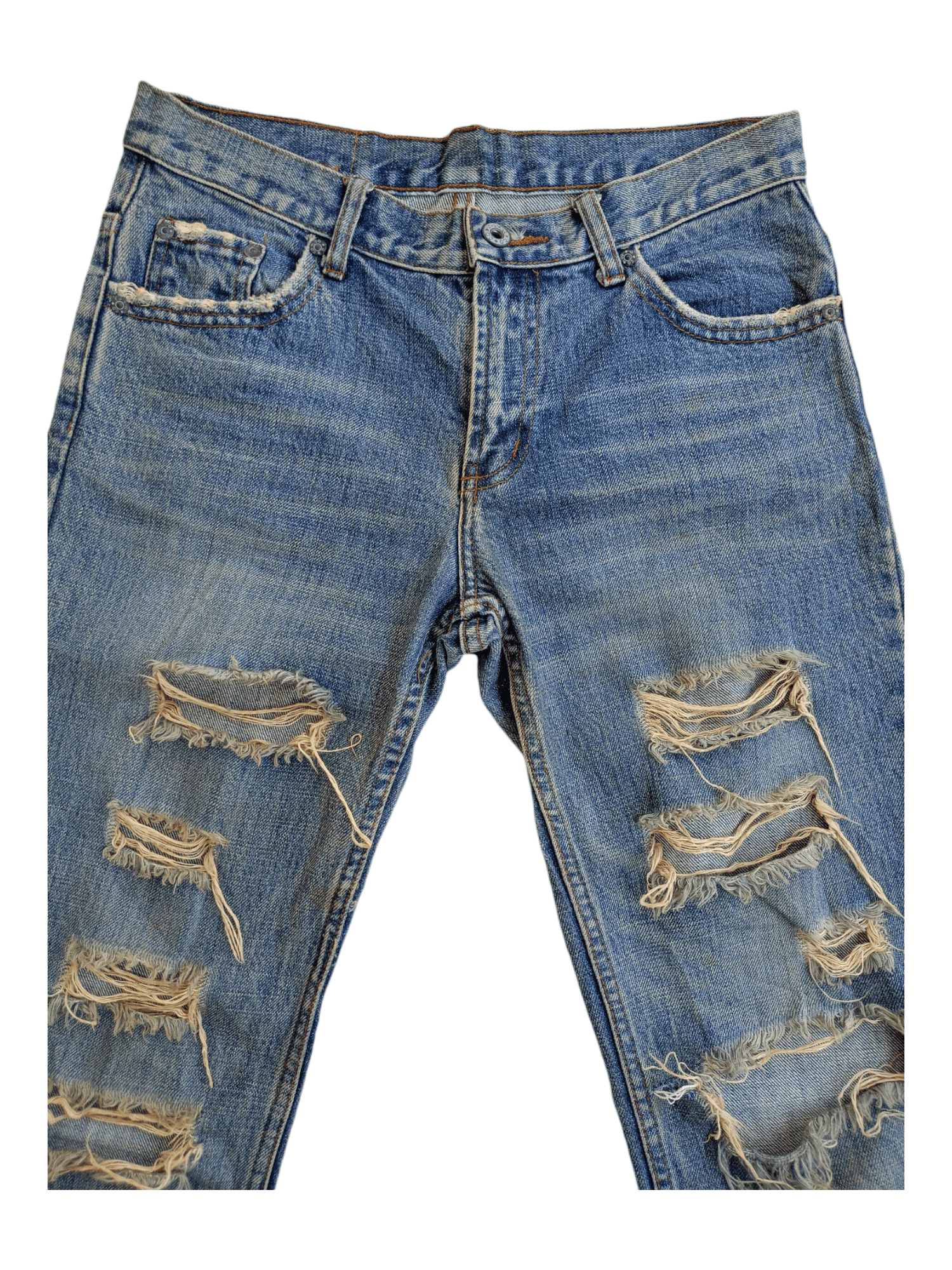 Japanese Brand × Vintage A.CO.CO Japanese Brand Distressed Vintage Streetwear Denim Size 29" - 2 Thumbnail